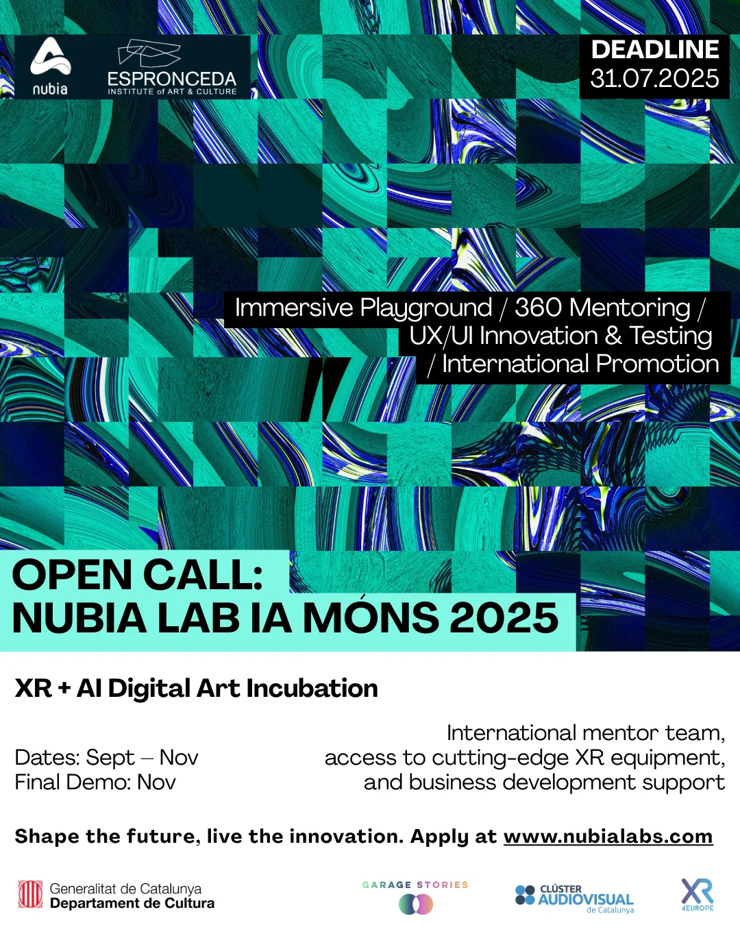 Open Call: Nubia Lab Incubation IA Móns 2025