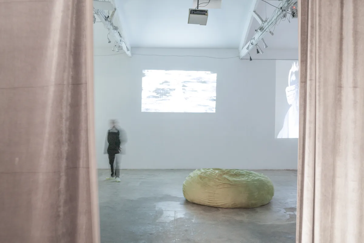 Installation view of the SIGIL collective exhibition by Immensiva 2022 at Espronceda Institute of Art and Culture, Barcelona