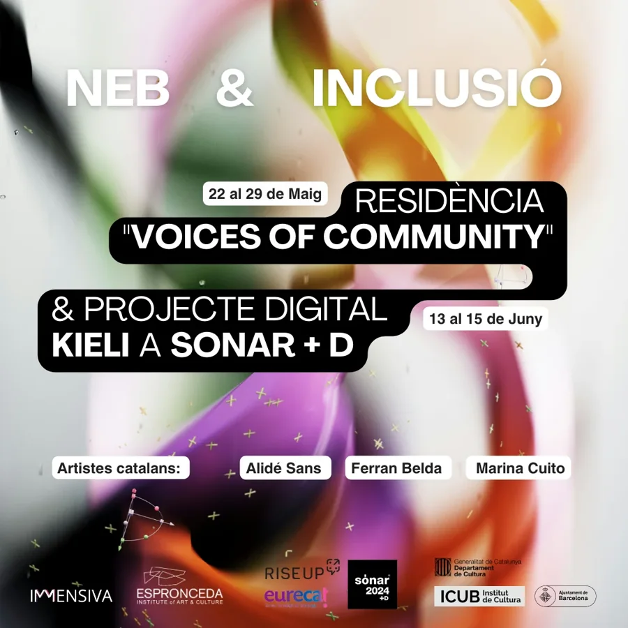 NEB & Inclusió programme activity flyer
