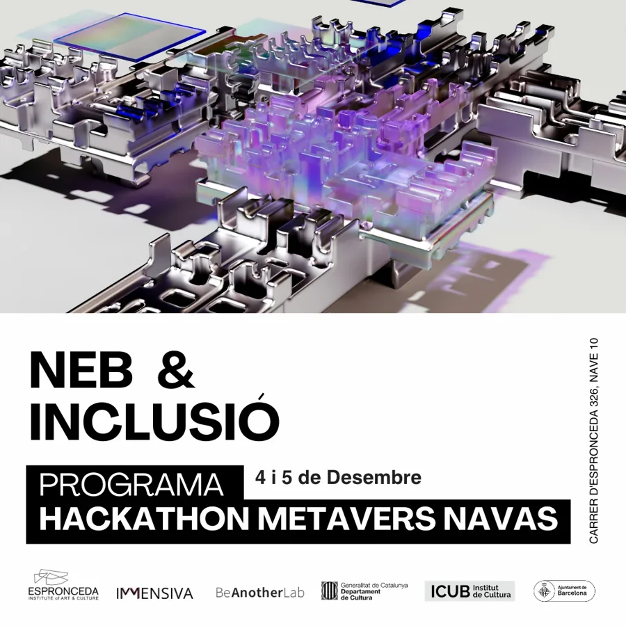 NEB & Inclusió programme activity flyer