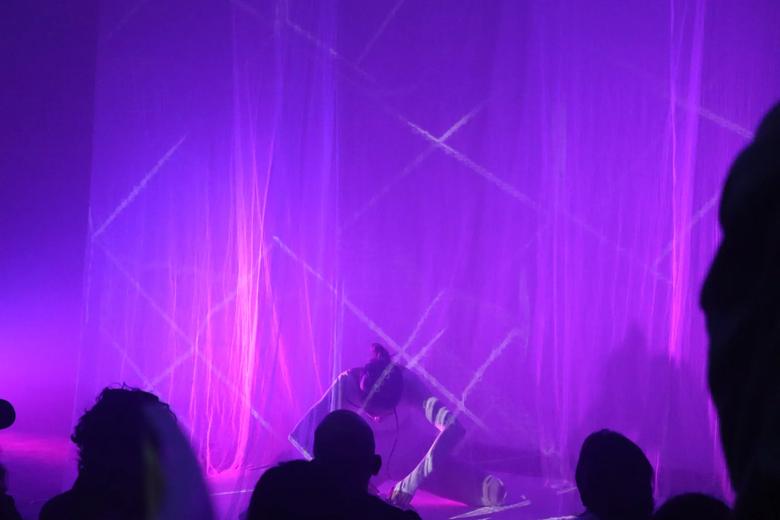 EXUVIA, instalación performativa en Espronceda