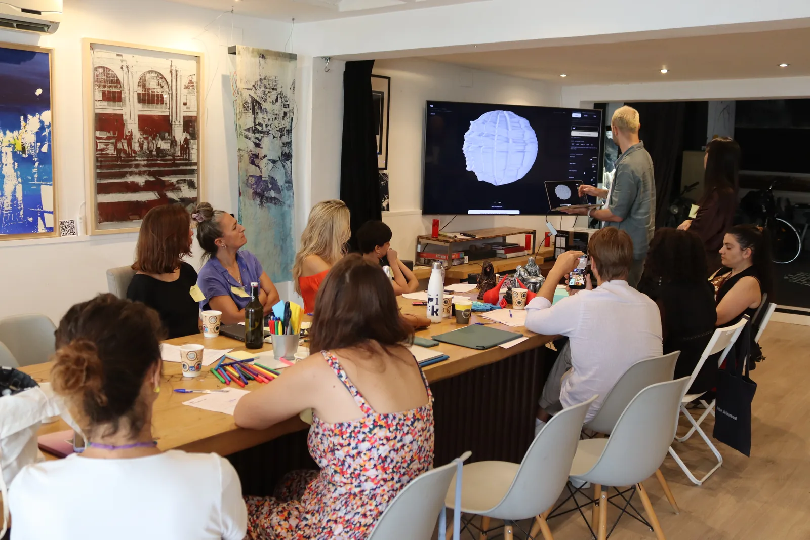 Taller de innovación: artesanía circular e impresión 3D en Espronceda