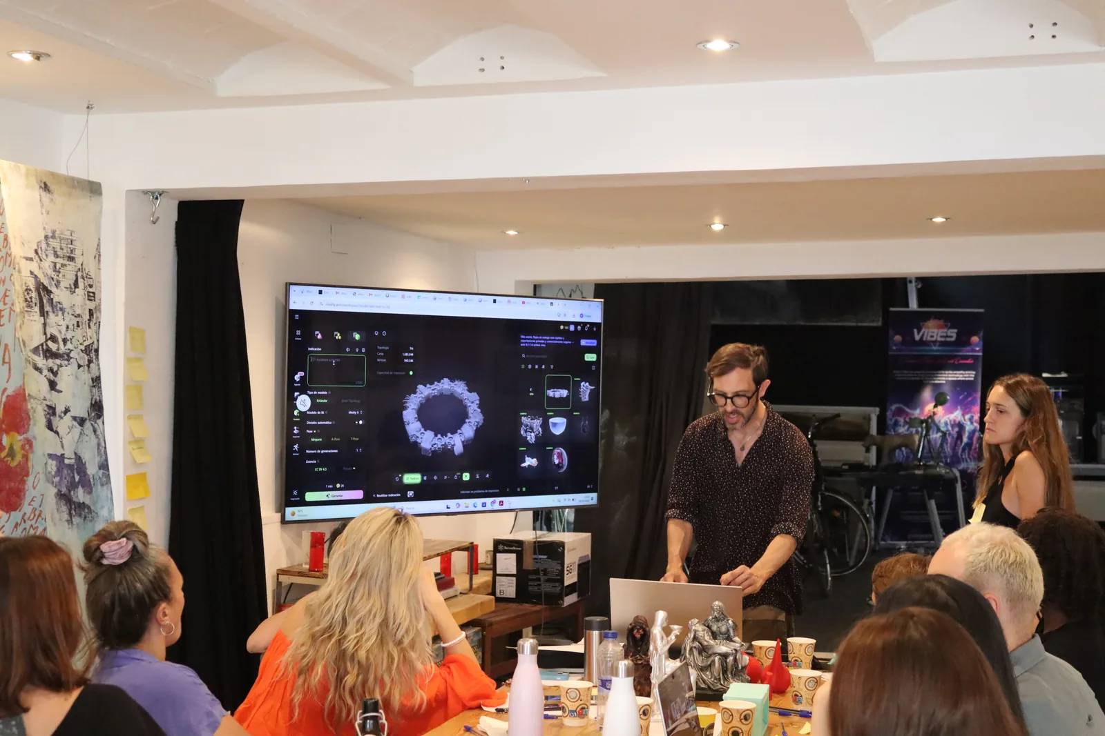 Taller de innovación: artesanía circular e impresión 3D en Espronceda