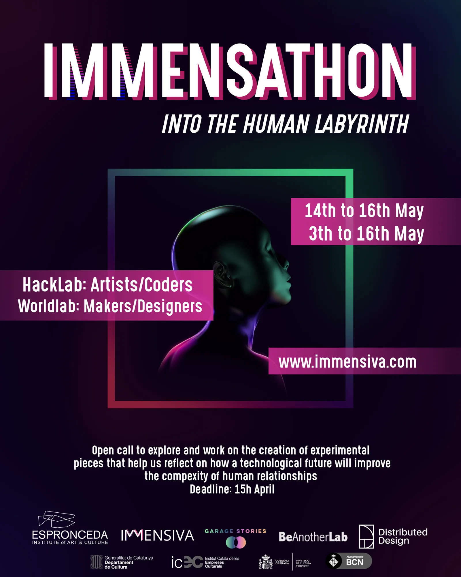 Open Call – IMMENSATHON: Humans, Technology and the Future