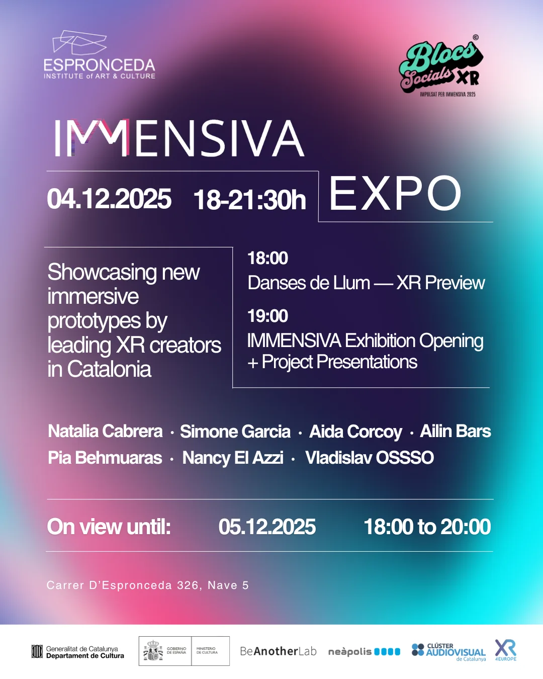 IMMENSIVA 2025 — Opening Exhibition