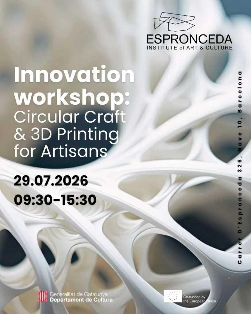Innovation workshop: Circular Craft & 3D Printing for Artisans