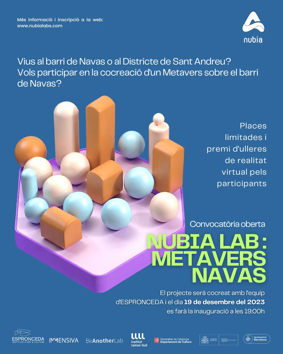 NUBIA Lab Metavers NAVAS , 19/12/23 @7pm