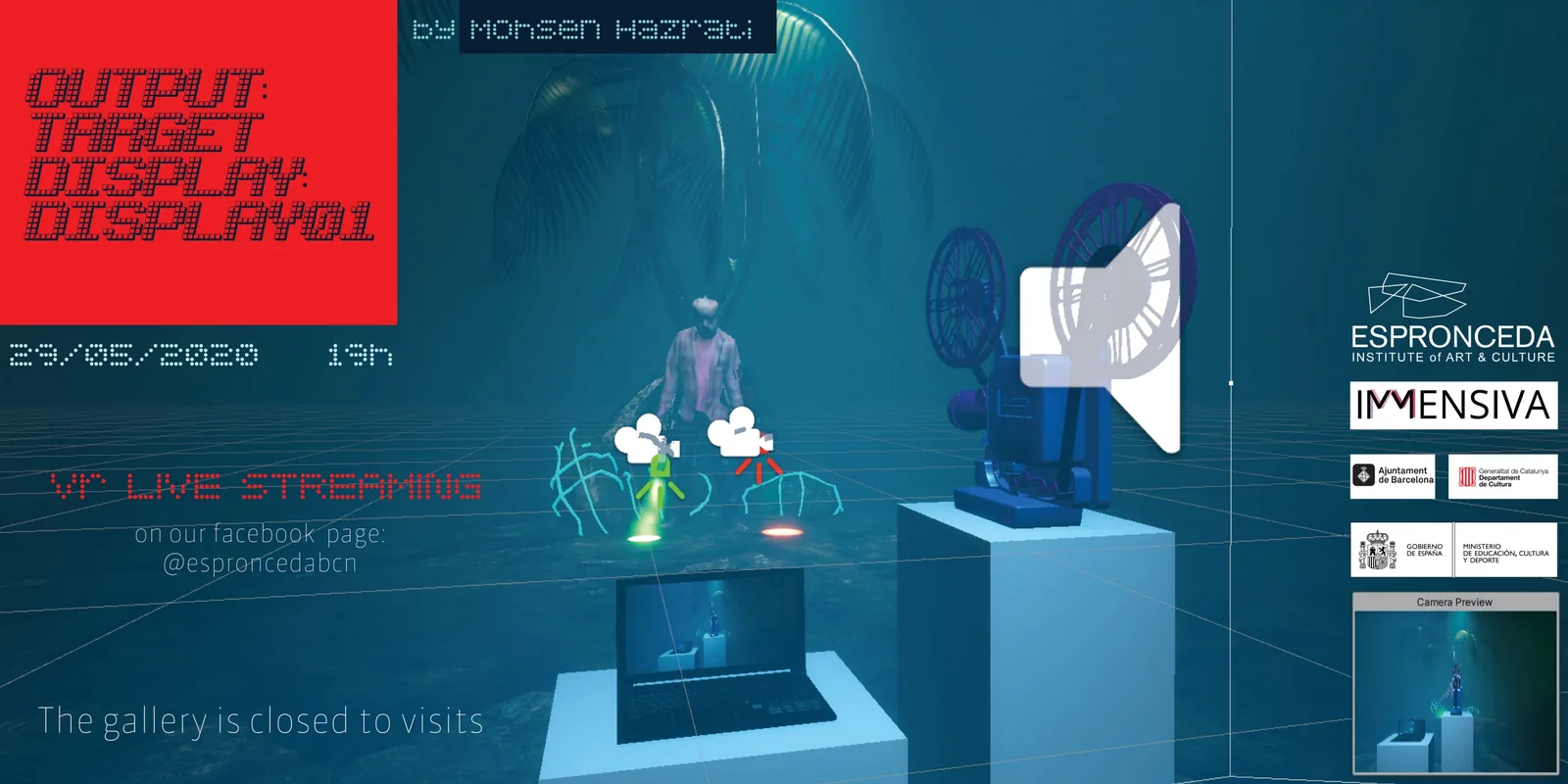 Output:TargetDisplay:Display01 – VR Live Stream by Mohsen Hazrati