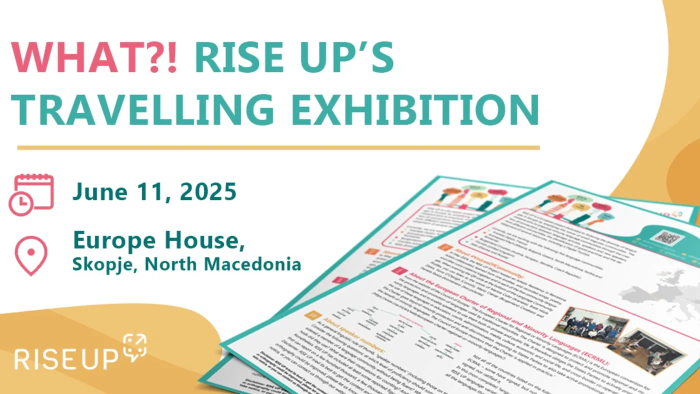 RISE UP Travelling Exhibition at Europe House Skopje