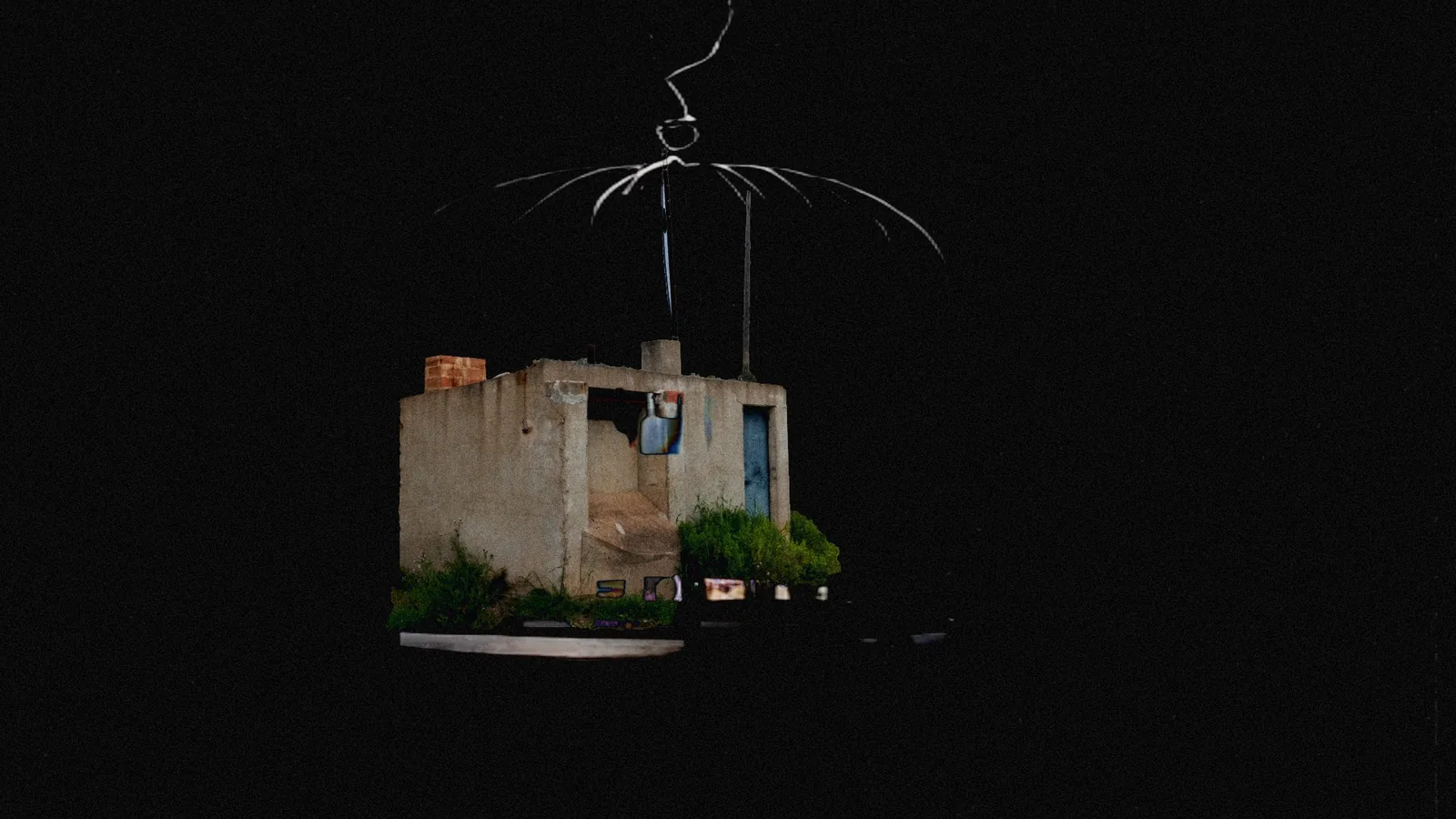 Simbiòtica, performance e instalación audiovisual de Pol Ros en Espronceda