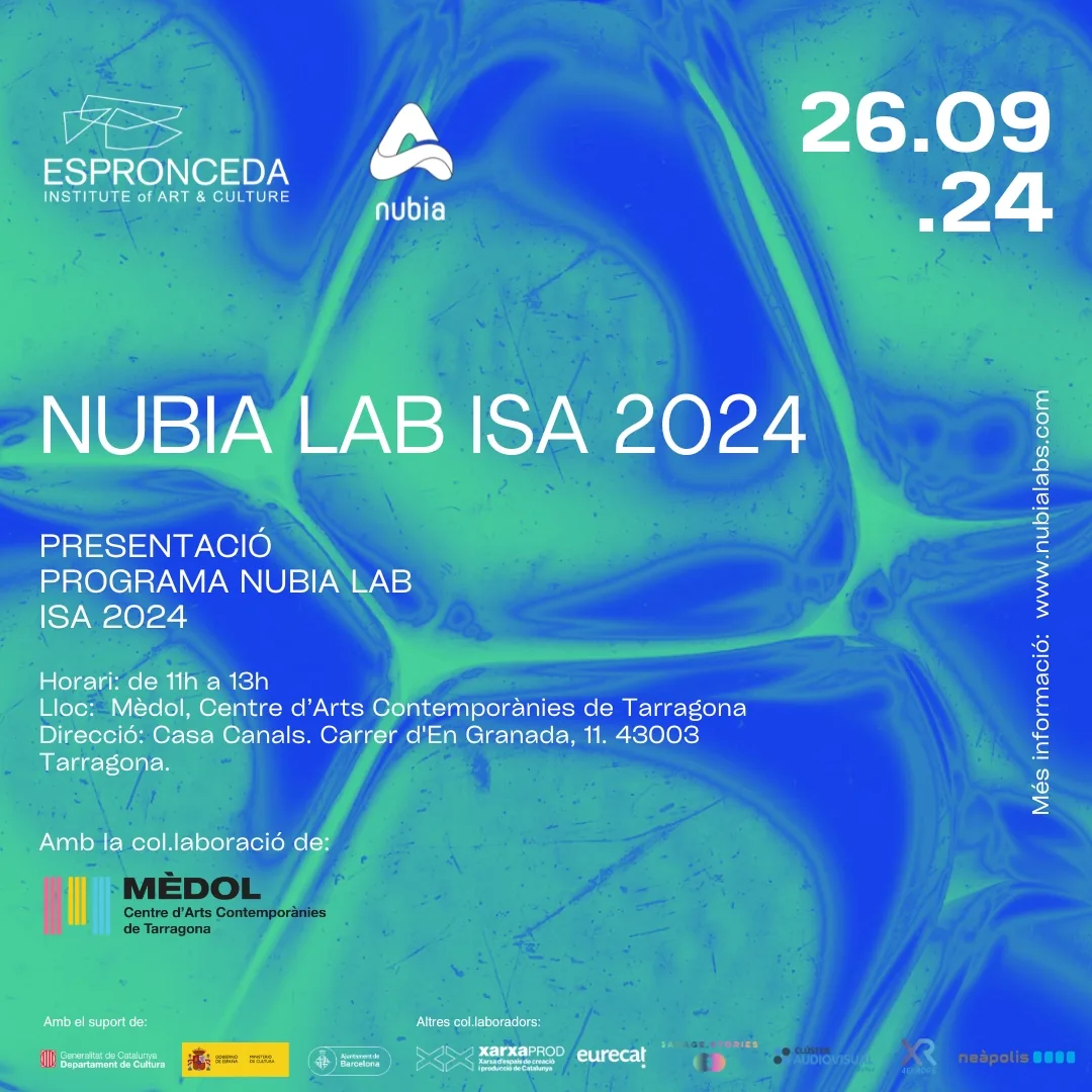 Presentation of NUBIA Lab ISA 2024 at Mèdol – Centre d’Arts Contemporànies de Tarragona