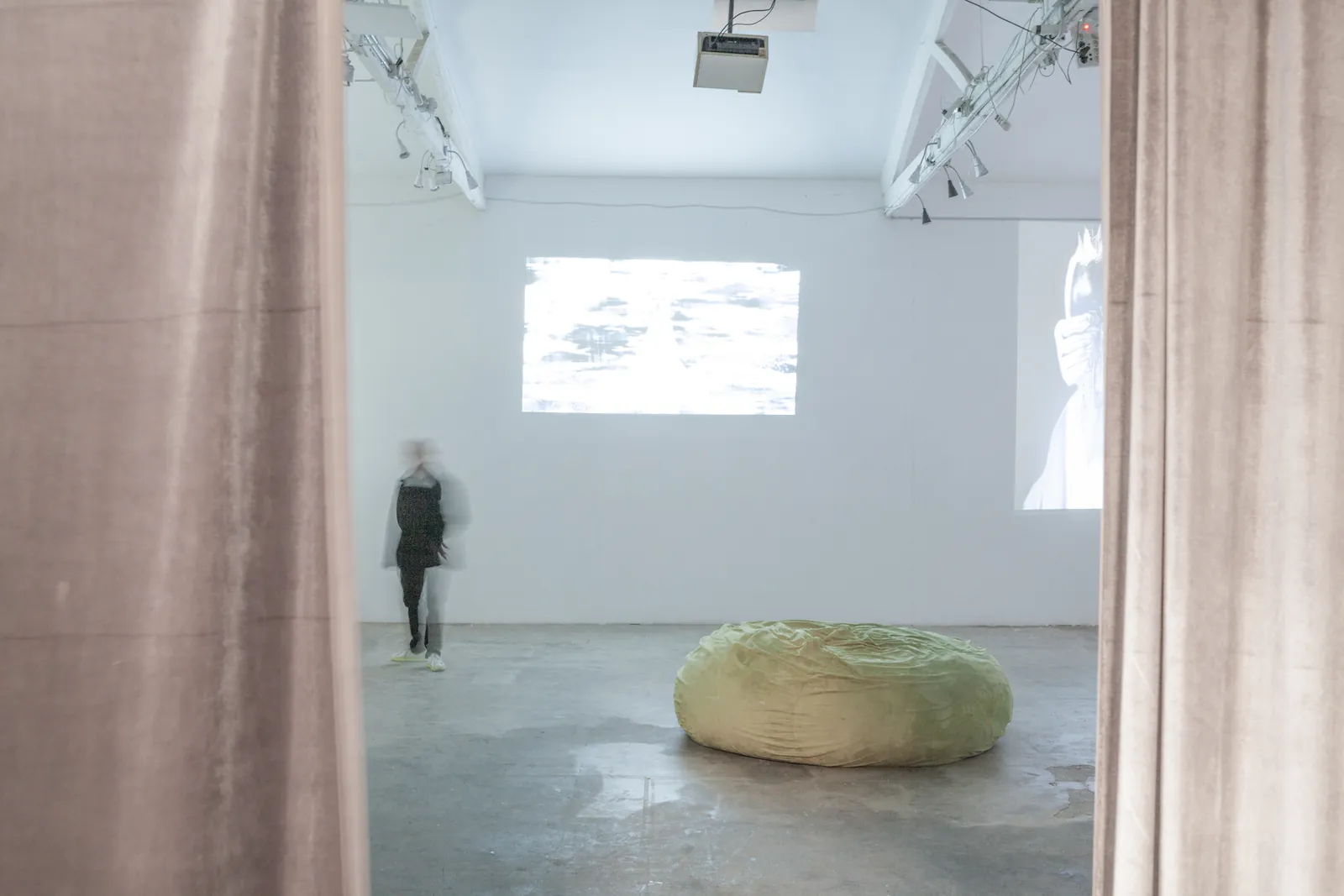 Installation view of the SIGIL collective exhibition by IMMENSIVA 2022 at Espronceda Institute of Art & Culture, Barcelona
